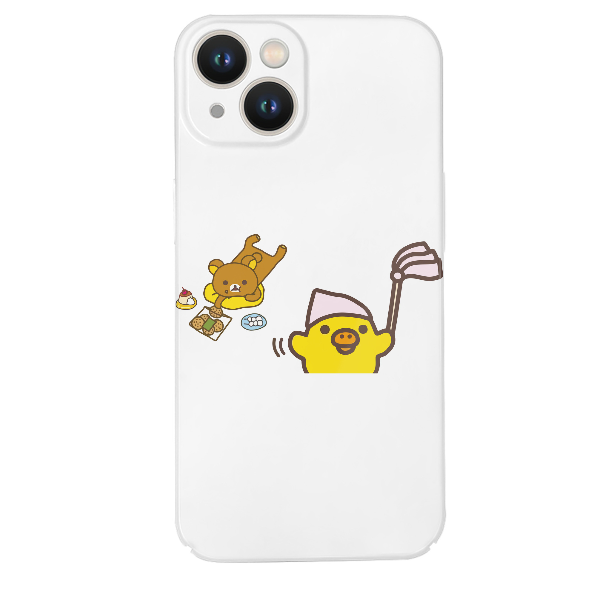 （画像用） リラックマ リラックマ キイロイトリ Rilakkuma Korilakkuma Kiiroitori 【iPhone 14シリーズ対応】ハードケース